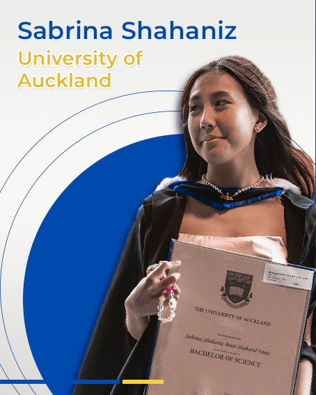 Sabrina Shahaniz - Student of University of Auckland