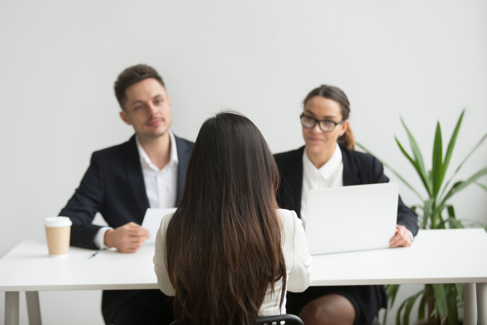 University student interviewed in career fair while studying in Australia
