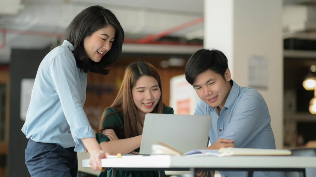 business management students