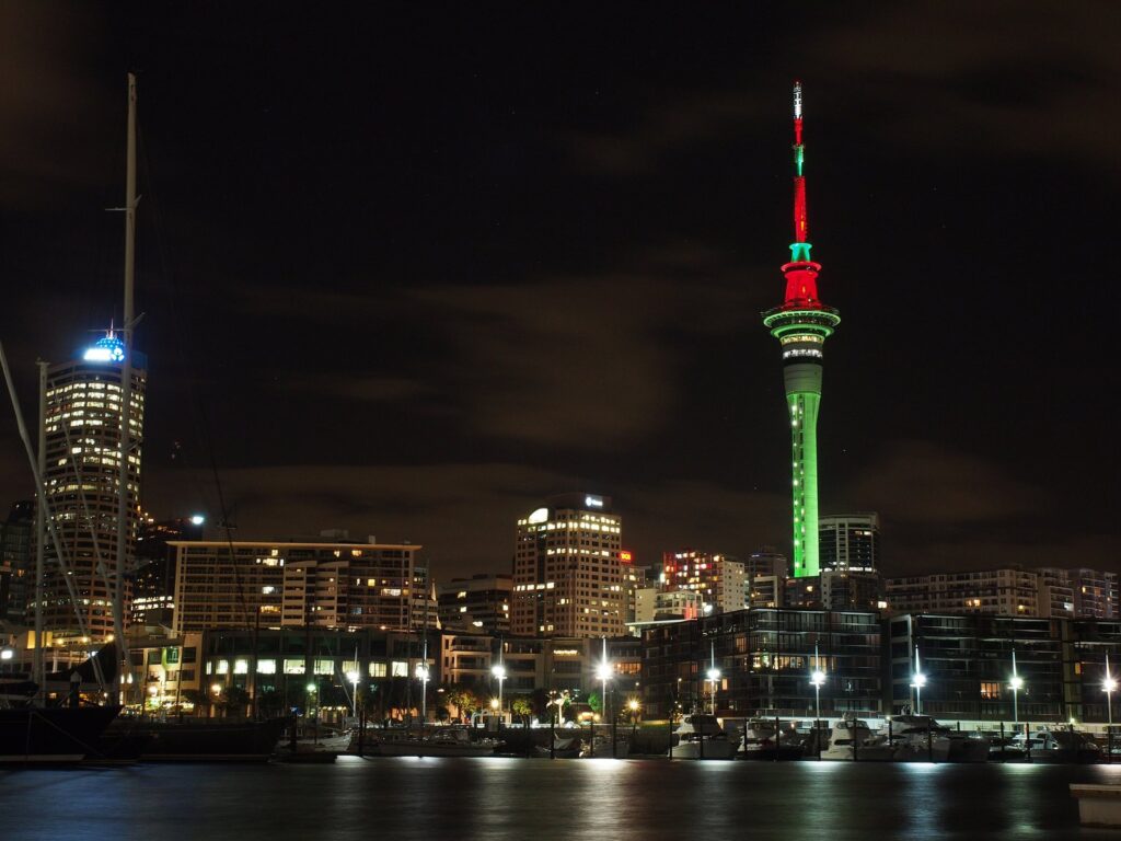 Auckland’s harbour and skyline