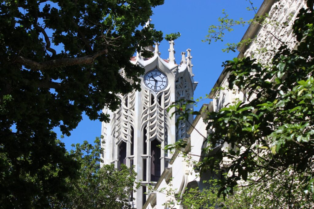 The University of Auckland clock tower